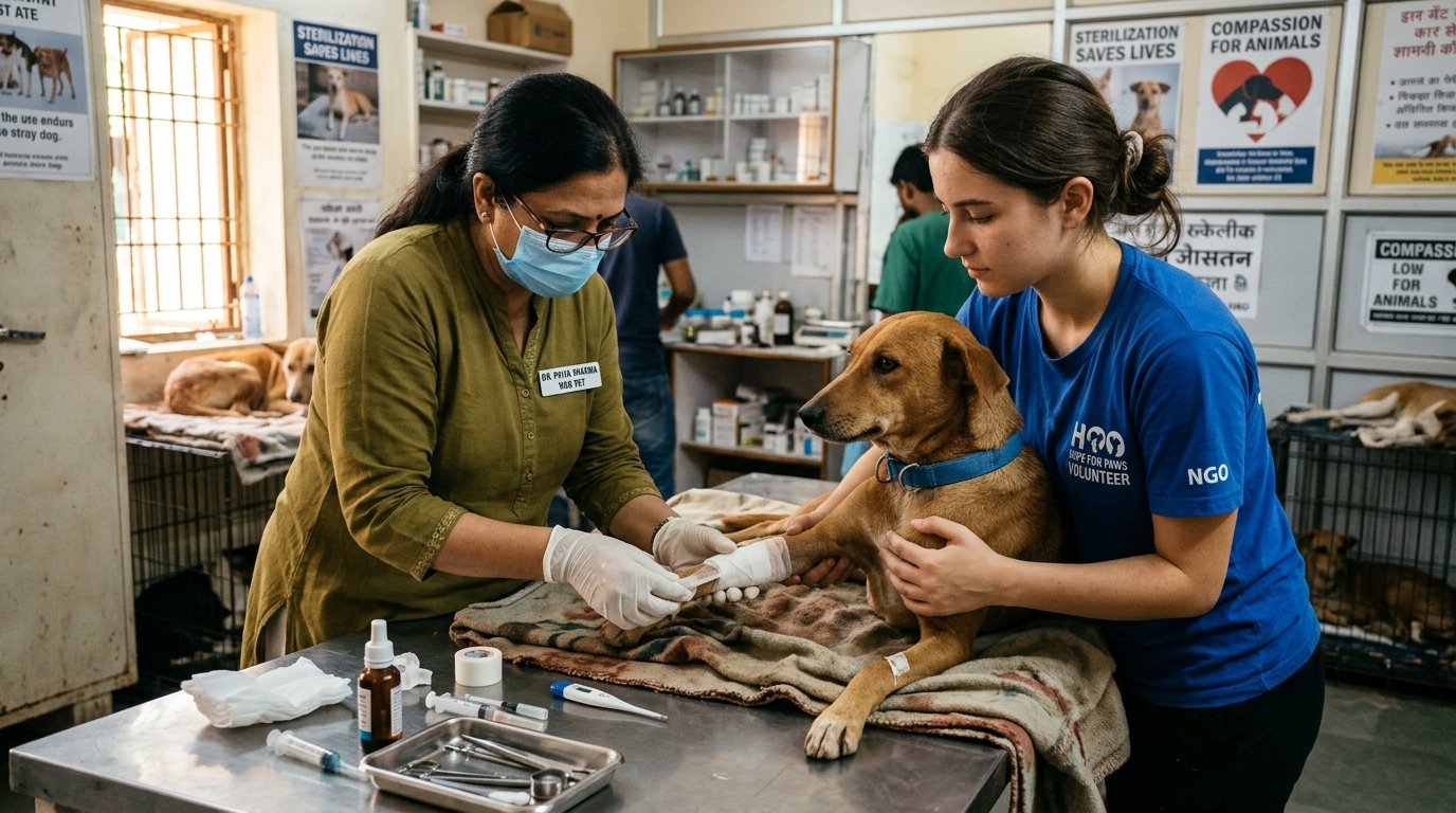 Emergency Veterinary Medical Aid & Wound Treatment Camp