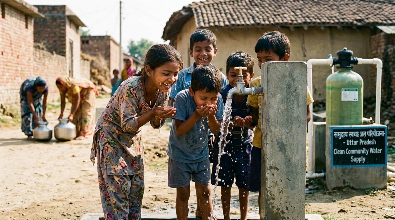 Clean Water & Sanitation: Ensuring Safe Drinking Water and Hygiene Awareness in Semi-Urban Communities